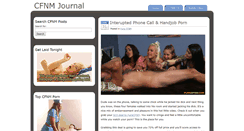 Desktop Screenshot of cfnmjournal.com