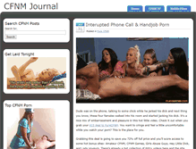 Tablet Screenshot of cfnmjournal.com